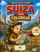 Hugo el Erizo Viajero: Suiza para colorear