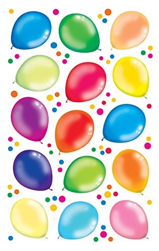 Avery Papieren stickers ballonnen 30 stickers (decoratieve stickers, zelfklevend, kaarten, felicitaties, feest, liefde, scrapbooking, Bullet Journal, decoreren, geschenken, fotoalbum) 57515
