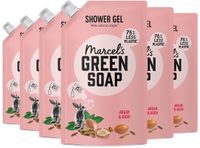 Marcel's Green Soap Douchegel Navulling - Argan & Oudh - 6 x 500ml