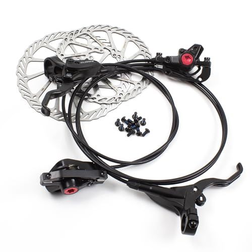 Clarks Cycle Systems M2 Hydraulische schijfremset, inclusief rotoren, olijven, IS-bevestigingen, zwart, 160/160mm