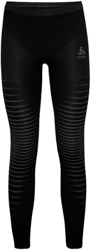 ODLO Bl Bottom Long Performance Light Dames Sportonderbroek - Black - Maat XL