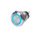 Blue Sea Systems Navico Group BSS Drukknop Rvs 12V 10A Off-On Blauw