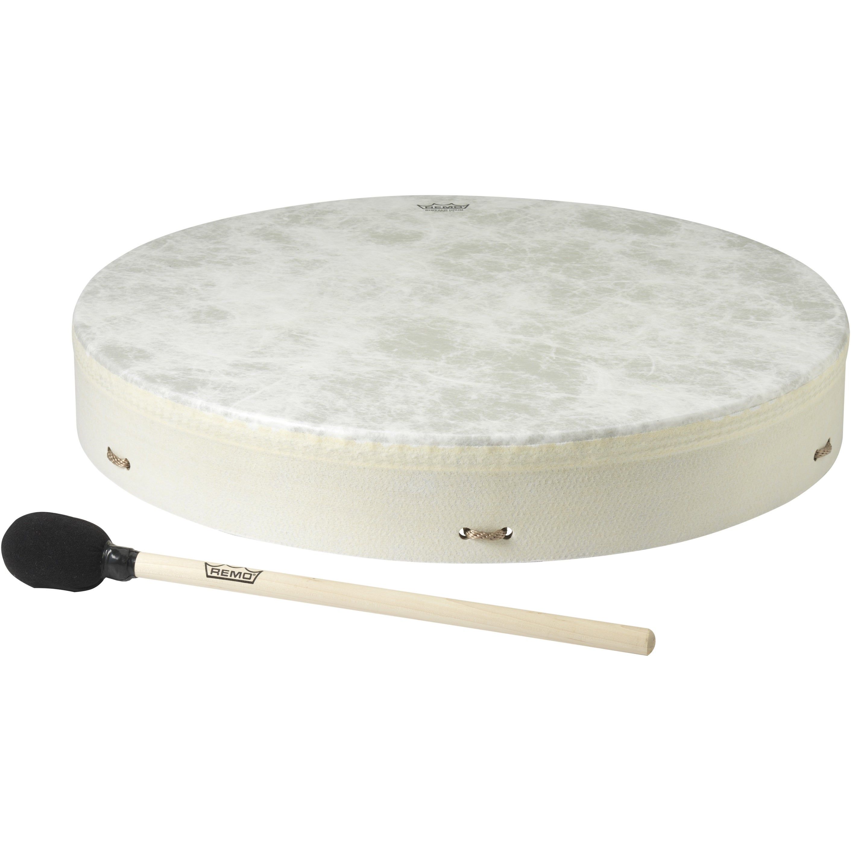 Remo Buffalo Drum Standard - 22 inch - Hand Drum with Mallet