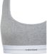 Calvin Klein Lightly Lined Sportbeha Grijs M Vrouw