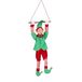 Mica Decorations Elf rood moving with music battery operated l18xb10xh65 cm