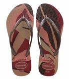 Havaianas Slim Palette Glow Slippers Rood 35/36