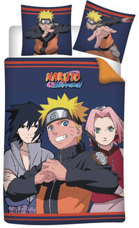 Naruto Dekbedovertrek Fight - Eenpersoons - 140 x 200 cm - Polyester