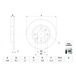Bosch Lot De 2 Disques De Frein 0 986 479 H54 Citroën 16 709 457 80 1670945780