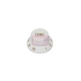 Boston Acoustics KW-1726-T Bouton de guitare pour guitares style ST Ton Blanc