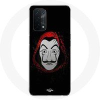 Manicase Etui voor Oppo A54 5G La casa de papel Masker