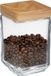 5Five Pot de conservation - Verre avec couvercle en bois - 1700 ml