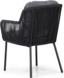 Santika Furniture Santika Tendenza/Valerio 180 cm dining tuinset 5-delig grijs-antraciet
