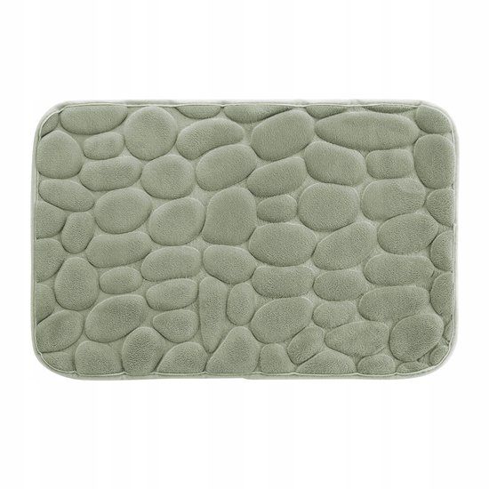 douceur d'intérieur Groen badmat met reliëf, 50x80 cm, antislip, polyester