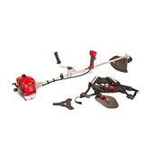 Mountfield MB33D bosmaaier, 43 cm snijbreedte, Easy Recoil Start 32,6 cc 2-takt benzinemotor, fietsstuur inclusief dubbel harnas, rood