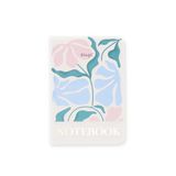 Mr. Wonderful A6-notitieboek, bloemenprint, genaaide binding