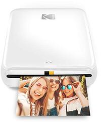 Kodak Step Instant Photo Printer met Bluetooth/NFC, 5,1 x 7,6 cm ZINK-fotopapier en KODAK-app voor iOS en Android 2x3 (Wit)