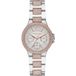 Michael Kors Camille Horloge voor dames, zilverkleurig, analoog, quartz, mineraalglas, staal