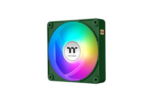 Thermaltake CT120 EX Reverse ARGB Sync PC Cooling Fan Racing Green 3 Pack