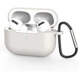Techsuit Siliconen Hoesje voor Apple AirPods Pro 3, Lichtgrijs