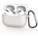 Techsuit Siliconen Hoesje voor Apple AirPods Pro 3, Lichtgrijs