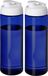 Hi-eco bidon de sport en plastique recyclé - bleu/blanc - 850 ml