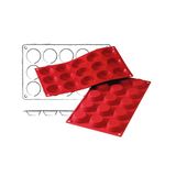 Déco Relief Siliconen bakvorm 15 taartjes ø 5 x 1,5 cm