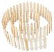 Mini clôture en bois - 90 cm - Bois - Découpable - À peindre