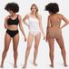 Bamboo Basics Naadloze Slip Belle - 3-pack - Zwart, Wit & Tan - Maat S