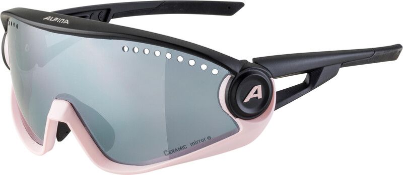 Alpina 5W1NG CM+ Glasses - light rose black/black mirror