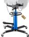 VEVOR Transmissiehef, 0,5 ton / 1100 lbs draagvermogen, hydraulische, uitschuifbare transmissiehef, 2-traps vloerhef met voetpedaal, 360° draaiende wielen, garage-/werkplaatslift, blauw