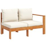 VidaXL Banc de jardin acacia crème