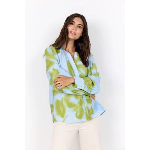 Soyaconcept CATE 2 regular fit blouse lichtblauw