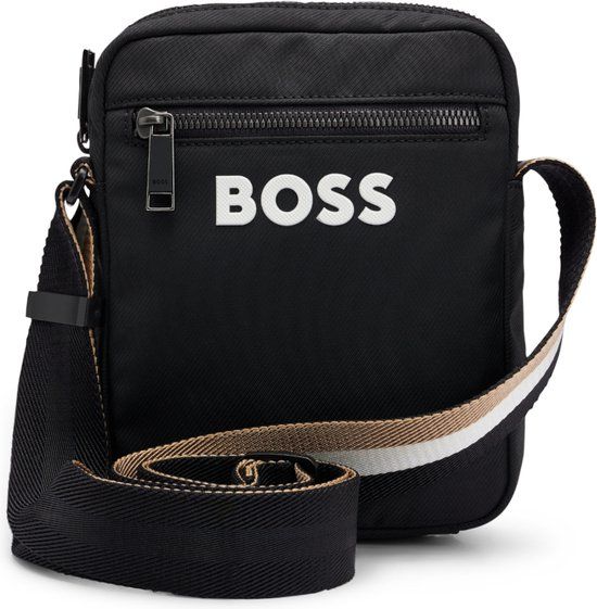 Hugo Boss Catch Crossbody Tas Heren Zwart - 17 x 21 cm