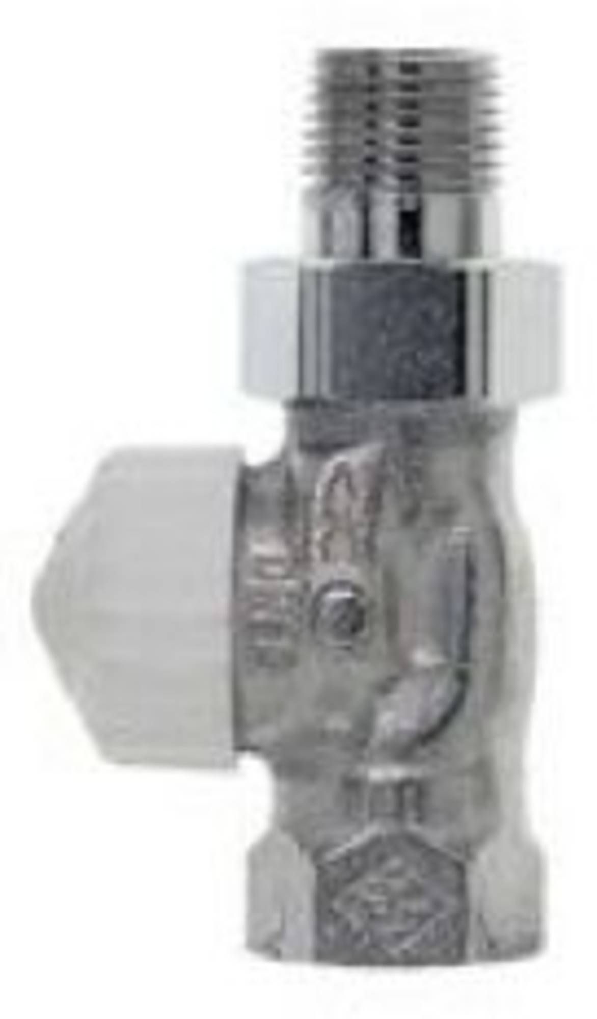 Heimeier V-Exact radiatorafsluiter recht dt 15 - 1/2 inch vernikkeld