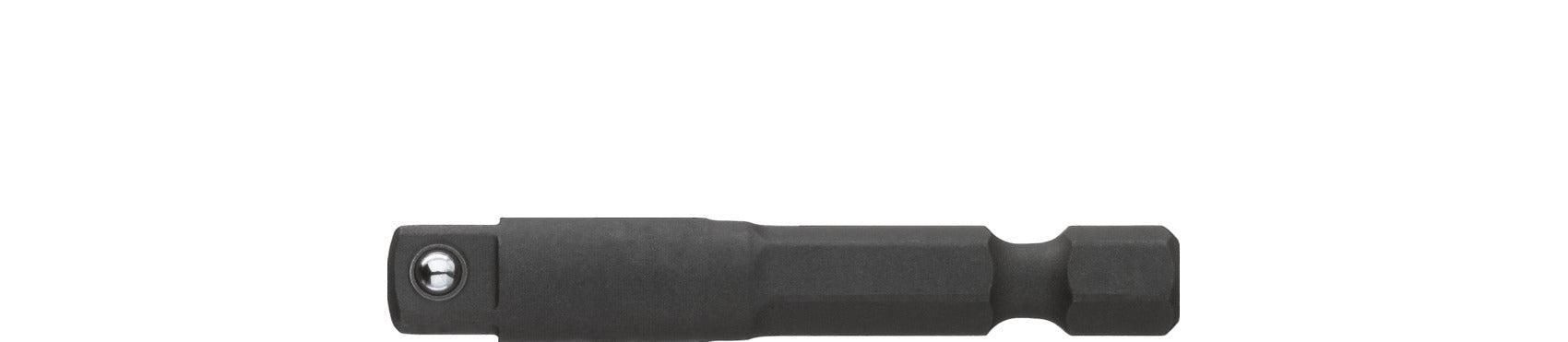 Krachtverbindingsstuk 50mm met kogel Binnenzeskant (¼″) - Binnenvierkant (⅜") - 32511