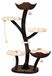 Poteau griffoir chat - 145 cm haut - Sisal - Brun-beige
