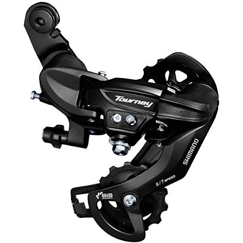 Shimano Tourney TY300 6/7-Speed Achterderailleur met Dropout Claw Hanger
