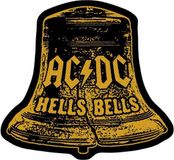 Razamataz AC/DC Hells Bells Cut-Out Patch geel-zwart Polyester