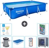 Bestway Rechthoekig Steel Pro Zwembad - 300 x 201 x 66 cm - Blauw