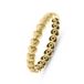 Lucardi Dames 14 karaat gouden ring hartschakel - Ring - 14 Karaat Goud - Goud - 16.50 / 52 mm