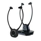 CGV 20853 micro-casque Sans fil tour de cou TV station de recharge Noir