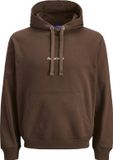 Jack & Jones Trui Jornorrebro Emb Sweat Hood Noos 12282861 Deep Mahogany Mannen Maat - L