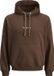 Jack & Jones Trui Jornorrebro Emb Sweat Hood Noos 12282861 Deep Mahogany Mannen Maat - L