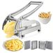 Zouma B.V. Frietsnijder, professionnel, robuste trancheuse de pommes de terre en acier inoxydable avec une poignée confortable et une lame droite, idéal pour faire des frites et des chips maison.