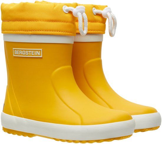 Bergstein Classic Thermo – Gevoerde Regenlaarzen Kinderen – Winterlaarzen – Jongens & Meisjes – Yellow