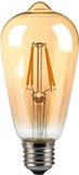 V-TAC VT-1964-N LED Lamp - Amber - ST64 - E27 - 4W - 350 Lumen - 2200K