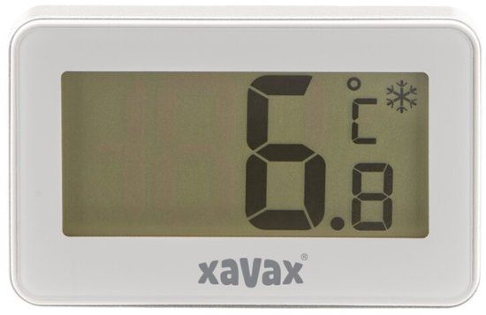 Xavax Digitale Thermometer Voor Koelkast Vrieskast En Vrieskist Wit