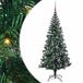 vidaXL Kunststof Voorverlichte Kerstboom Groen 150 cm PVC en Metaal