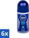 Nivea Fresh Active Roll-On Deodorant for Men - 50ml (6 Pack)