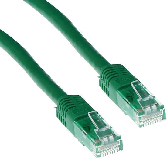 ACT Groene 5 meter LSZH U/UTP CAT6 patchkabel met RJ45 connectoren IB9705